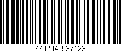 Código de barras (EAN, GTIN, SKU, ISBN): '7702045537123'