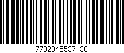 Código de barras (EAN, GTIN, SKU, ISBN): '7702045537130'