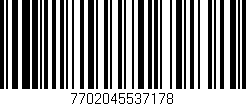 Código de barras (EAN, GTIN, SKU, ISBN): '7702045537178'
