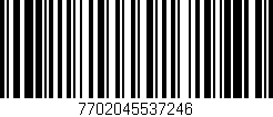 Código de barras (EAN, GTIN, SKU, ISBN): '7702045537246'