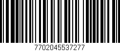 Código de barras (EAN, GTIN, SKU, ISBN): '7702045537277'