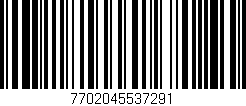 Código de barras (EAN, GTIN, SKU, ISBN): '7702045537291'