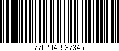 Código de barras (EAN, GTIN, SKU, ISBN): '7702045537345'