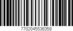 Código de barras (EAN, GTIN, SKU, ISBN): '7702045538359'