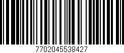 Código de barras (EAN, GTIN, SKU, ISBN): '7702045538427'