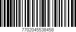 Código de barras (EAN, GTIN, SKU, ISBN): '7702045538458'