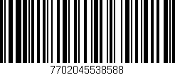 Código de barras (EAN, GTIN, SKU, ISBN): '7702045538588'