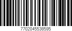 Código de barras (EAN, GTIN, SKU, ISBN): '7702045538595'