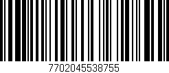 Código de barras (EAN, GTIN, SKU, ISBN): '7702045538755'