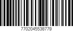 Código de barras (EAN, GTIN, SKU, ISBN): '7702045538779'