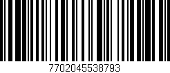 Código de barras (EAN, GTIN, SKU, ISBN): '7702045538793'