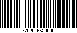 Código de barras (EAN, GTIN, SKU, ISBN): '7702045538830'