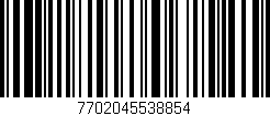 Código de barras (EAN, GTIN, SKU, ISBN): '7702045538854'