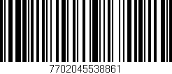 Código de barras (EAN, GTIN, SKU, ISBN): '7702045538861'