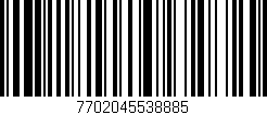 Código de barras (EAN, GTIN, SKU, ISBN): '7702045538885'