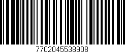 Código de barras (EAN, GTIN, SKU, ISBN): '7702045538908'