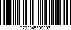 Código de barras (EAN, GTIN, SKU, ISBN): '7702045539097'