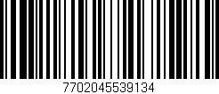 Código de barras (EAN, GTIN, SKU, ISBN): '7702045539134'