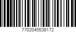 Código de barras (EAN, GTIN, SKU, ISBN): '7702045539172'