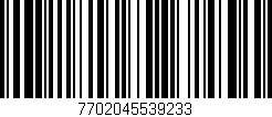 Código de barras (EAN, GTIN, SKU, ISBN): '7702045539233'