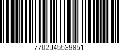 Código de barras (EAN, GTIN, SKU, ISBN): '7702045539851'
