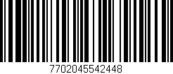 Código de barras (EAN, GTIN, SKU, ISBN): '7702045542448'