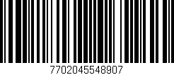 Código de barras (EAN, GTIN, SKU, ISBN): '7702045548907'