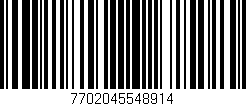 Código de barras (EAN, GTIN, SKU, ISBN): '7702045548914'