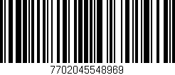 Código de barras (EAN, GTIN, SKU, ISBN): '7702045548969'