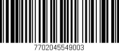 Código de barras (EAN, GTIN, SKU, ISBN): '7702045549003'