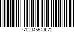 Código de barras (EAN, GTIN, SKU, ISBN): '7702045549072'