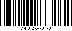 Código de barras (EAN, GTIN, SKU, ISBN): '7702045552362'