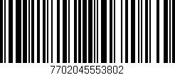 Código de barras (EAN, GTIN, SKU, ISBN): '7702045553802'
