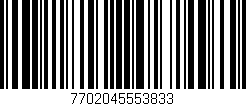 Código de barras (EAN, GTIN, SKU, ISBN): '7702045553833'