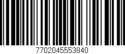 Código de barras (EAN, GTIN, SKU, ISBN): '7702045553840'