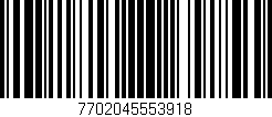 Código de barras (EAN, GTIN, SKU, ISBN): '7702045553918'