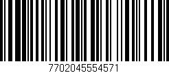 Código de barras (EAN, GTIN, SKU, ISBN): '7702045554571'