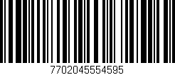 Código de barras (EAN, GTIN, SKU, ISBN): '7702045554595'