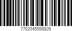 Código de barras (EAN, GTIN, SKU, ISBN): '7702045556926'