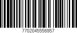 Código de barras (EAN, GTIN, SKU, ISBN): '7702045556957'