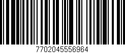 Código de barras (EAN, GTIN, SKU, ISBN): '7702045556964'