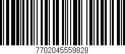 Código de barras (EAN, GTIN, SKU, ISBN): '7702045559828'