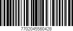 Código de barras (EAN, GTIN, SKU, ISBN): '7702045560428'