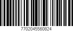 Código de barras (EAN, GTIN, SKU, ISBN): '7702045560824'