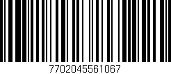 Código de barras (EAN, GTIN, SKU, ISBN): '7702045561067'