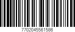 Código de barras (EAN, GTIN, SKU, ISBN): '7702045561586'
