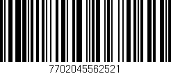 Código de barras (EAN, GTIN, SKU, ISBN): '7702045562521'