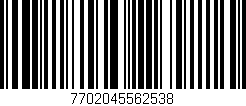 Código de barras (EAN, GTIN, SKU, ISBN): '7702045562538'
