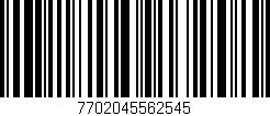 Código de barras (EAN, GTIN, SKU, ISBN): '7702045562545'