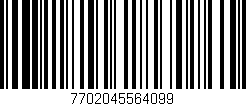 Código de barras (EAN, GTIN, SKU, ISBN): '7702045564099'